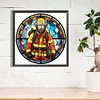 Pompiers-Peinture Diamant Ronde Complète-40*40CM