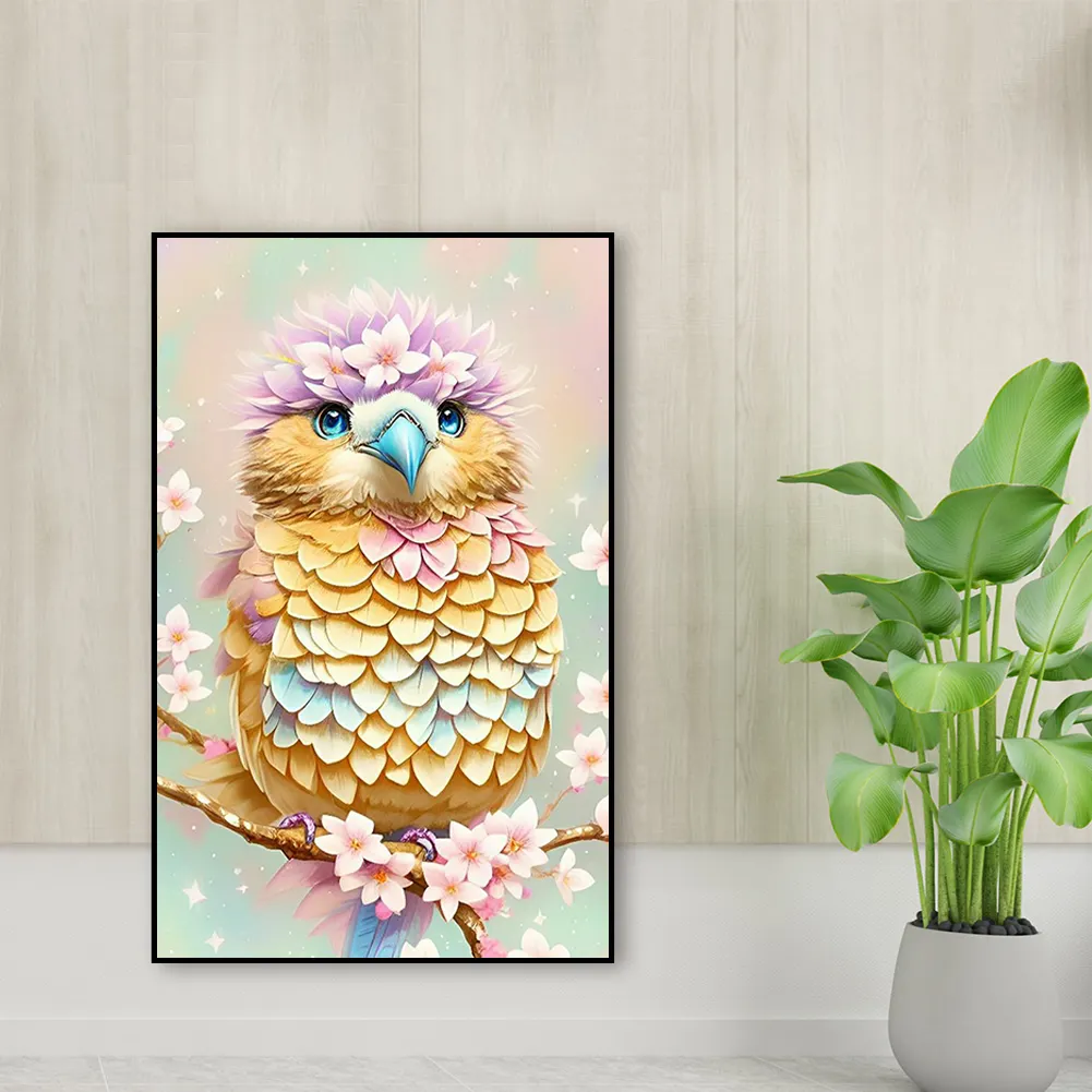 Full Round Diamond Painting 30*50cm - Owl