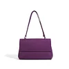 Simple Plain Color Leather Women's Shoulder Bag
