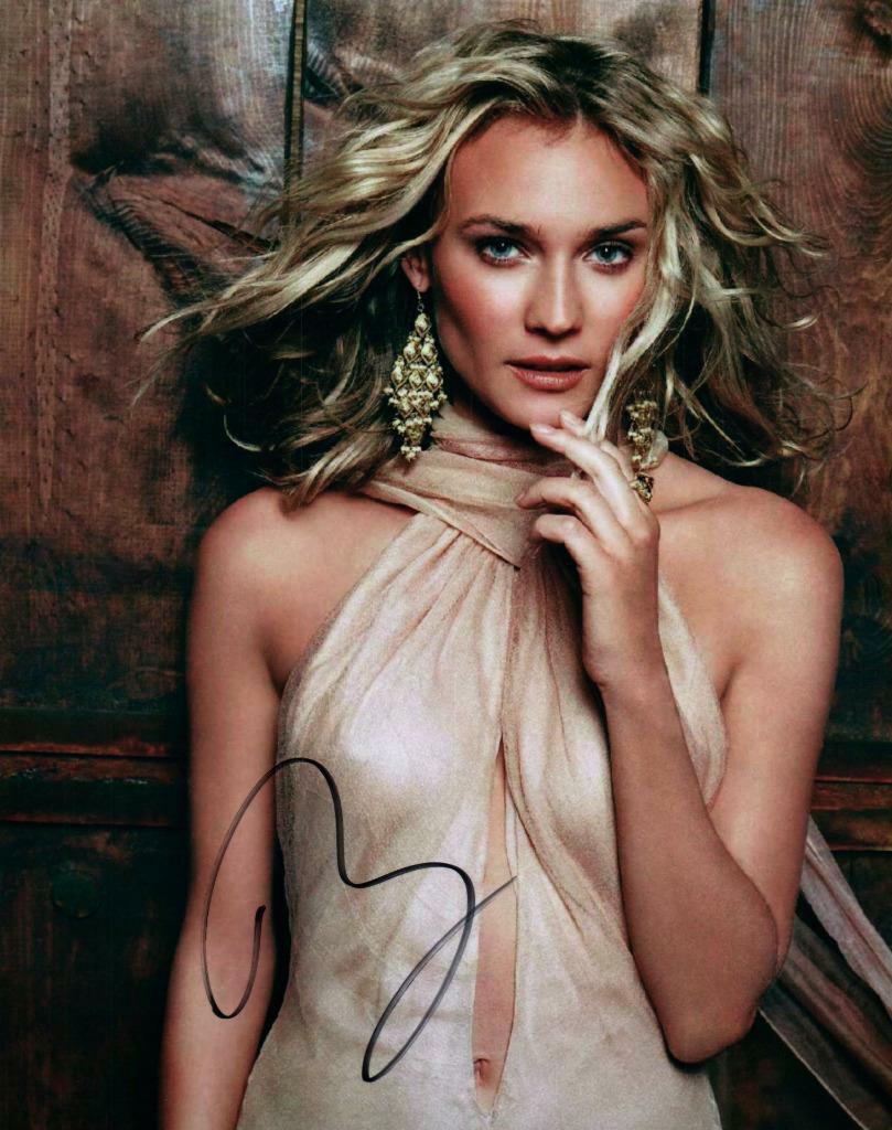 Diane Kruger signed 8x10 Photo Poster painting with COA autographed Picture very nice