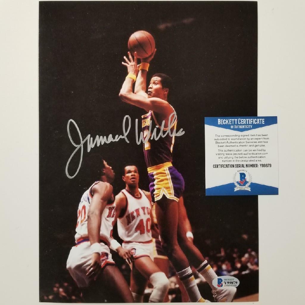 Jamaal Wilkes signed 8x11 Photo Poster painting LA Lakers HOF Autograph ~ Beckett BAS COA