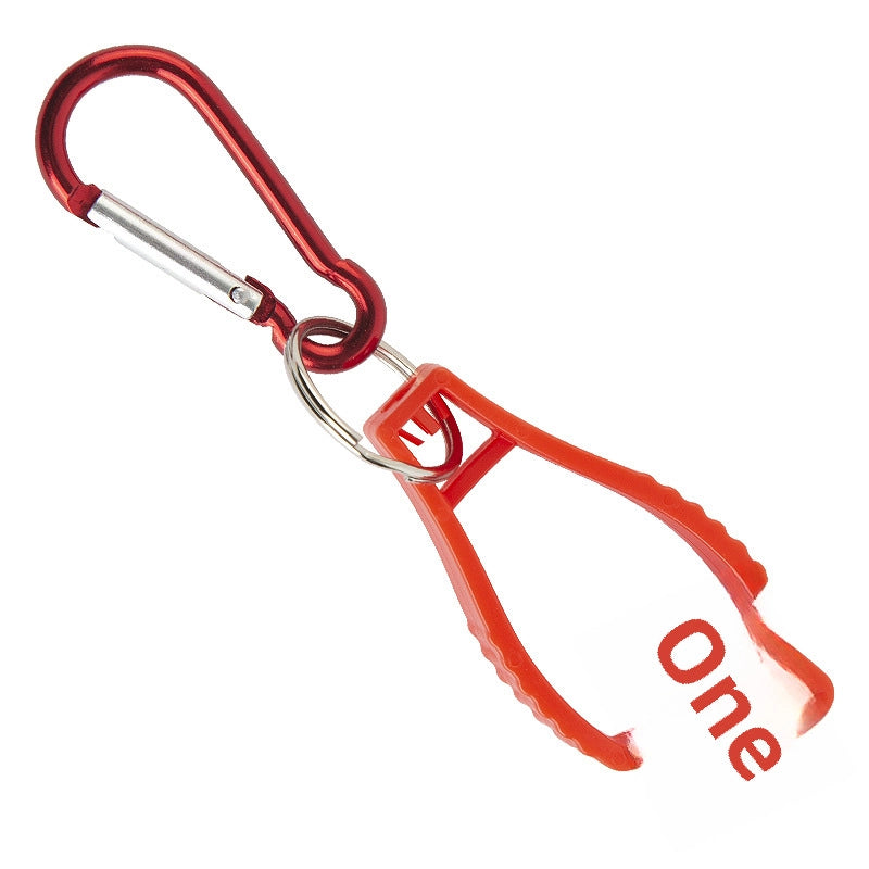 Glove Clip Labor Protection Multi-function Fastener Hook Outdoor Work Clip Anti-loss Buckle Gloveclip Black