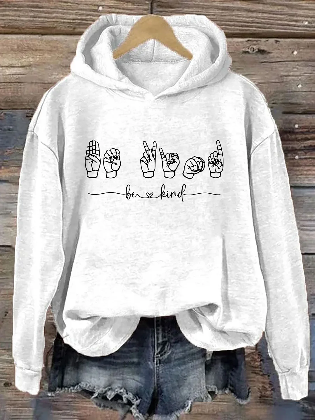 Be Kind ASL Hoodie