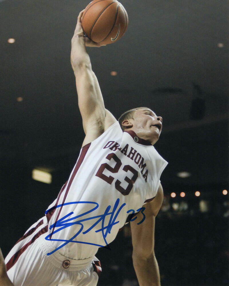 BLAKE GRIFFIN SIGNED AUTOGRAPH 8X10 Photo Poster painting - OKLAHOMA SOONERS LEGEND NBA ALL STAR