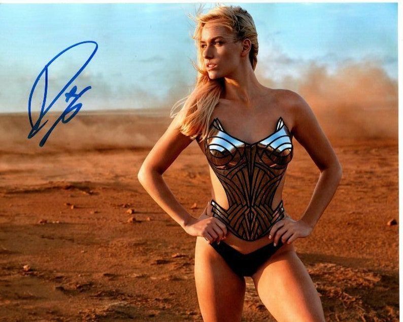 Paige spiranac signed autographed Photo Poster painting lpga golf