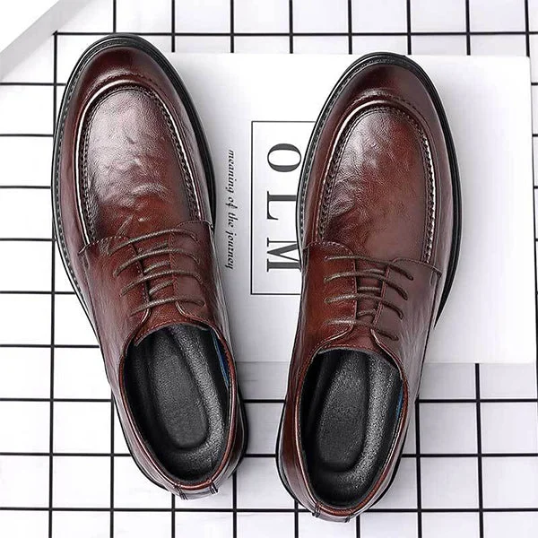 MEN'S LACE UP CASUAL LEATHER SHOES 53862826YL