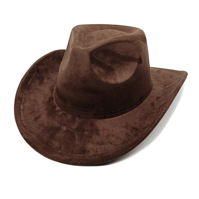 Women’s Classic Style Solid Color Flat Eaves Fedora Hat