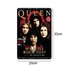 Queen - Panneaux en &eacute;tain m&eacute;tallique(20*30cm) - Musique