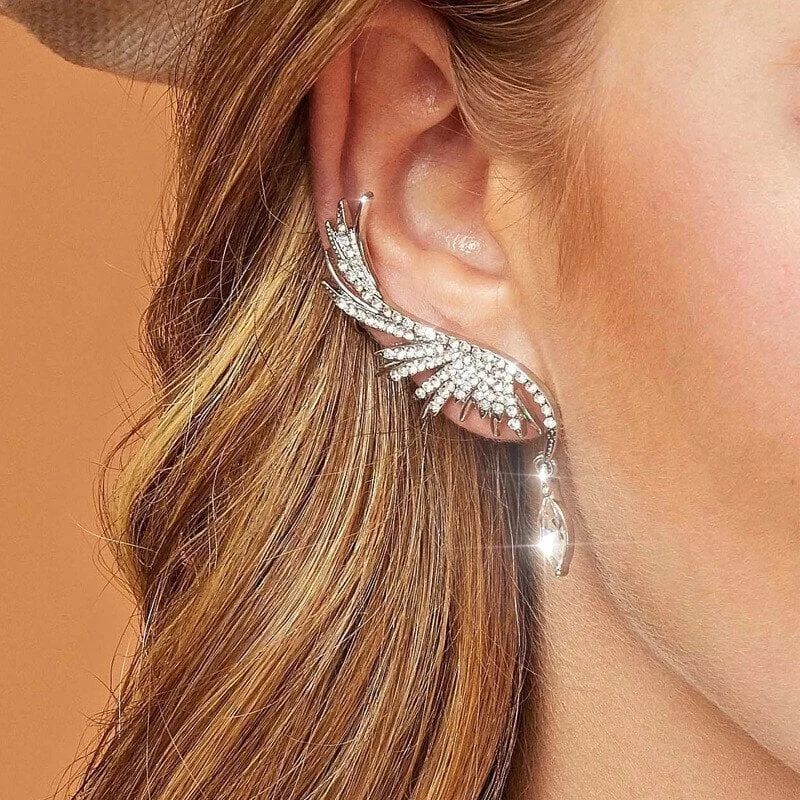 Charming Angel Feather Earrings