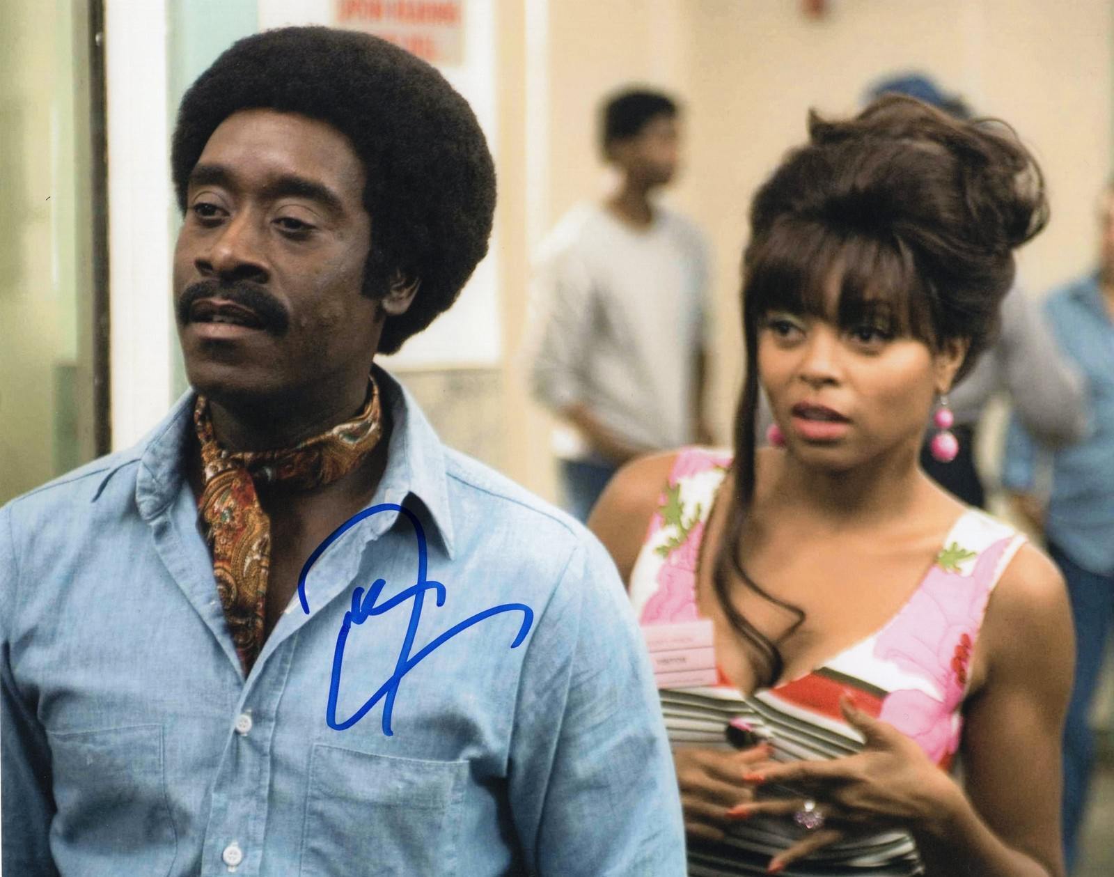 Don Cheadle signed 8x10 Photo Poster painting w/COA Talk To Me Petey Autographed