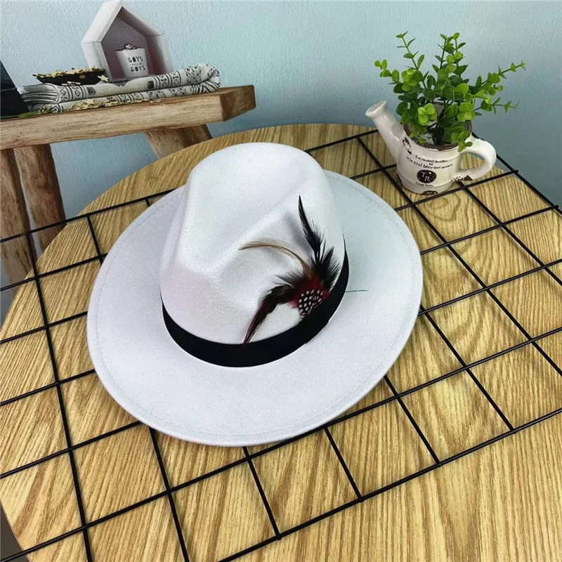 Reynold Gentleman Fedora Hat - White