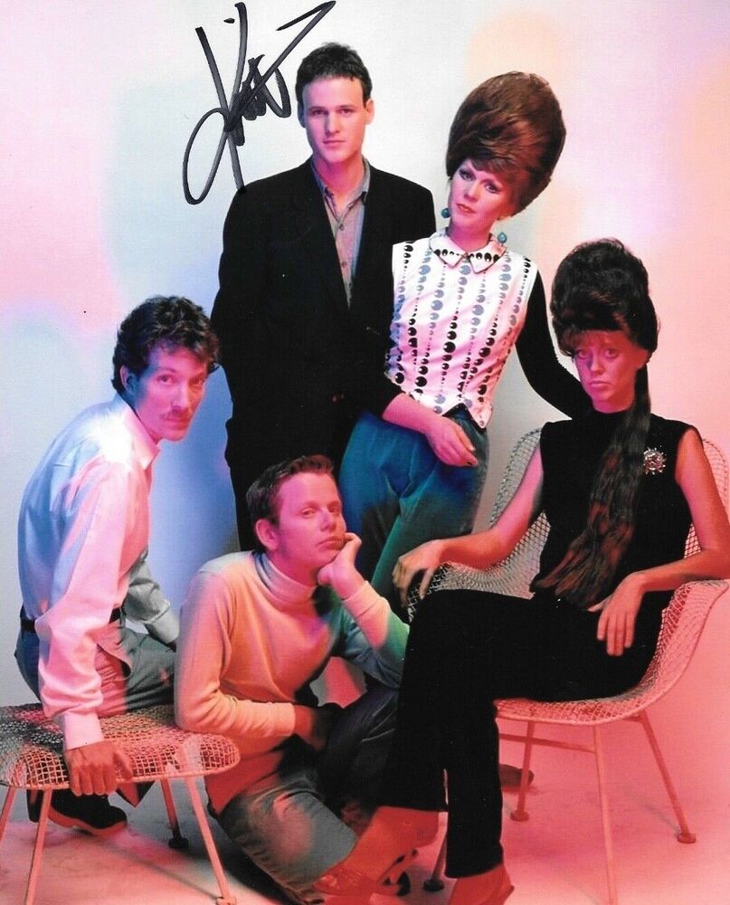 * KEITH STRICKLAND * signed 8x10 Photo Poster painting * THE B-52'S * * 9