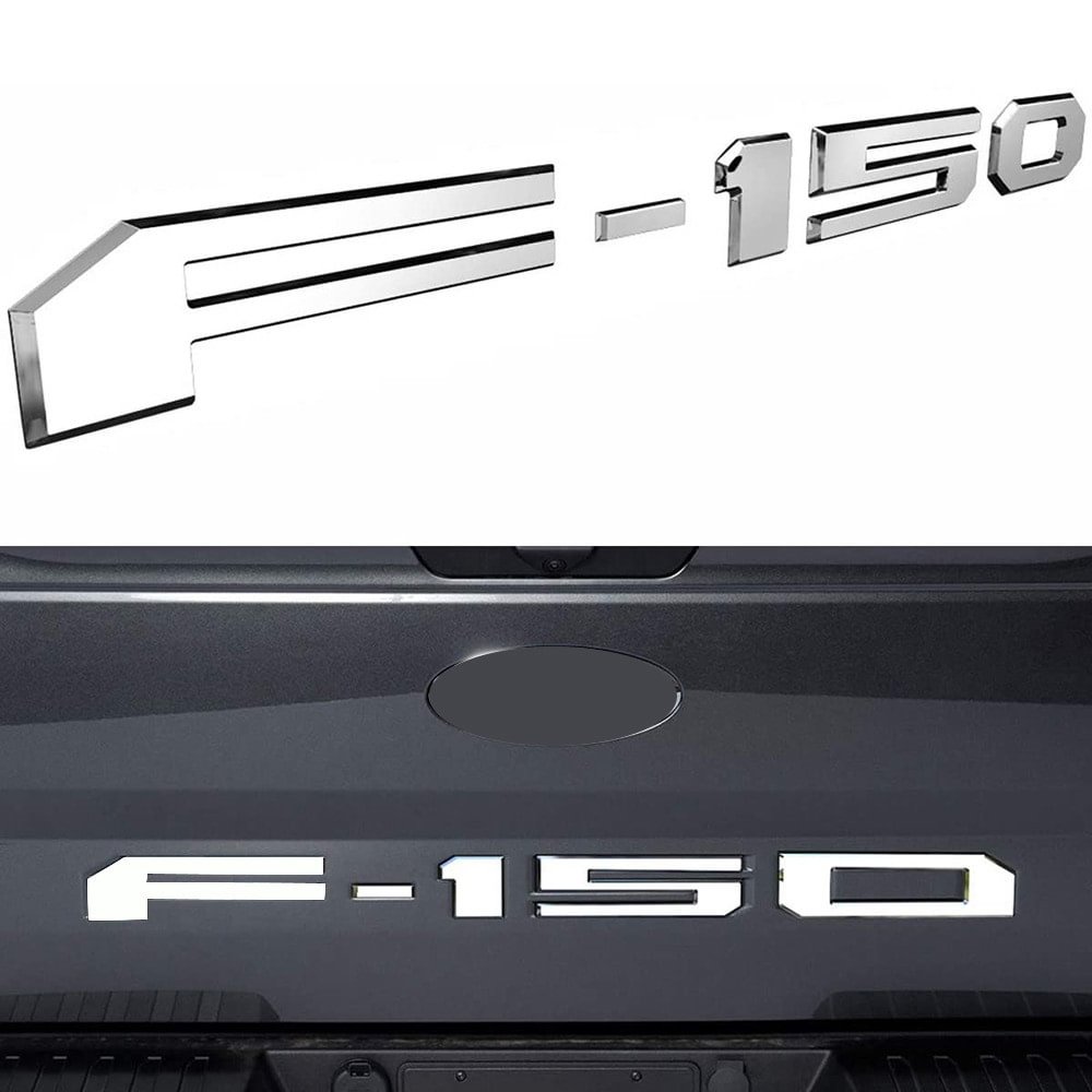 F150 Rear Trunk Tailgate Inserts Letters 3D Emblem Badge For Ford 2021 voiturehub dxncar