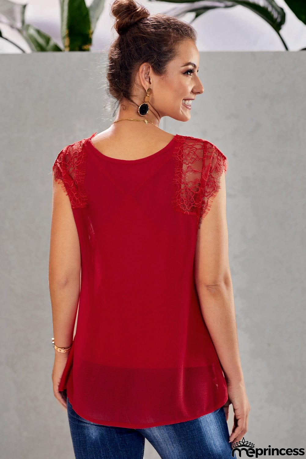 From A Dream Lace Tank Top with Vest