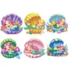 6Pcs Acryl Meerjungfrau - 5d DIY Handwerk Aufkleber Magnet