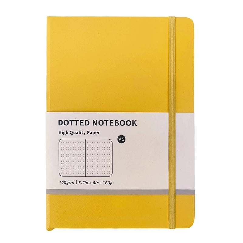 1 Piece Solid Color Learning Paper Preppy Style Notebook