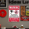 3pcs - Warning - Warning Vintage Metal Signs(8*12Inch) 