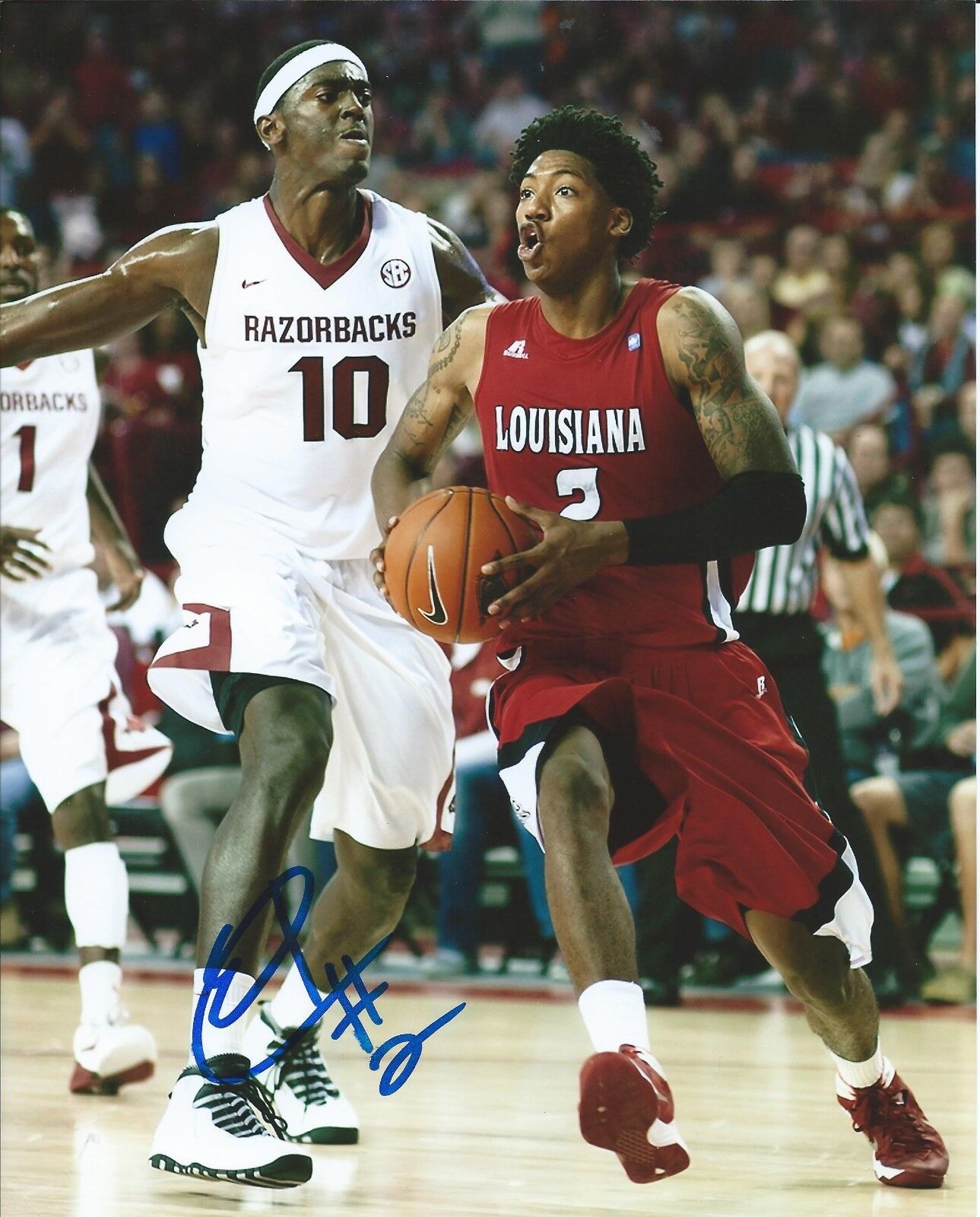 ELFRID PAYTON signed Louisiana Lafayette 8x10 Photo Poster painting ORLANDO MAGIC 2014 PROOF