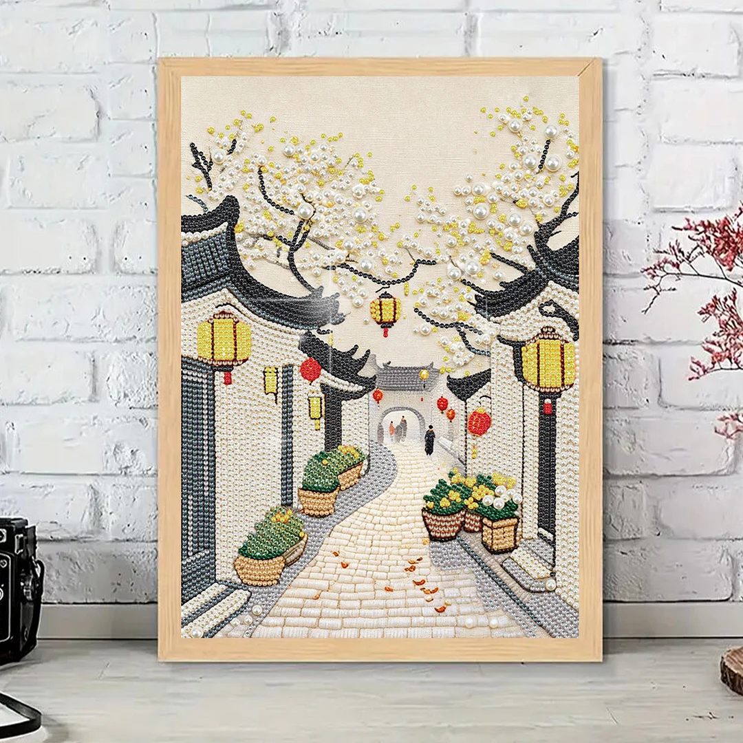 Diamond Painting - Partial Special Shaped Drill - Alley(Canvas|30x40cm)