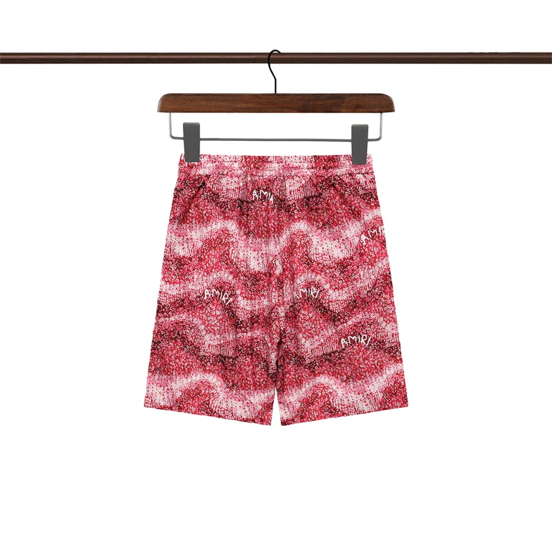 AMIRI 2023 new silk short-sleeved shirt