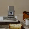 Mechanical Desk Calendar Flip rotating Perpetual Calendar