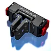 Magnetic Quick Release Mount for DJI Osmo 360/Action 5 Pro/Action 4/3 Aluminum Alloy Extension Base Bracket with 1/4in Threaded Hole for Tripods Selfie Sticks Vlogging