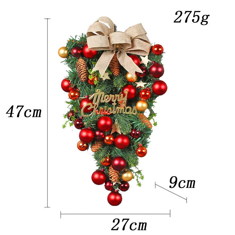 Christmas Wreath - Red Butterfly
