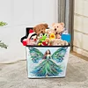 (US Local)Winged Fairy DIY Special Shape Diamond Painting Folding Storage Box Container Organizer Case Kit