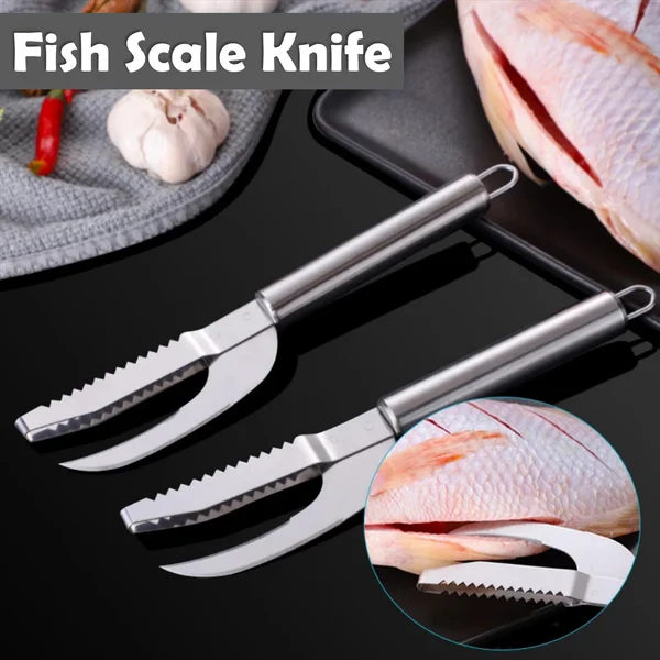 🌈Summer Sale 45% OFF - Fish Scale Knife Cut/Scrape/Dig 3-in-1