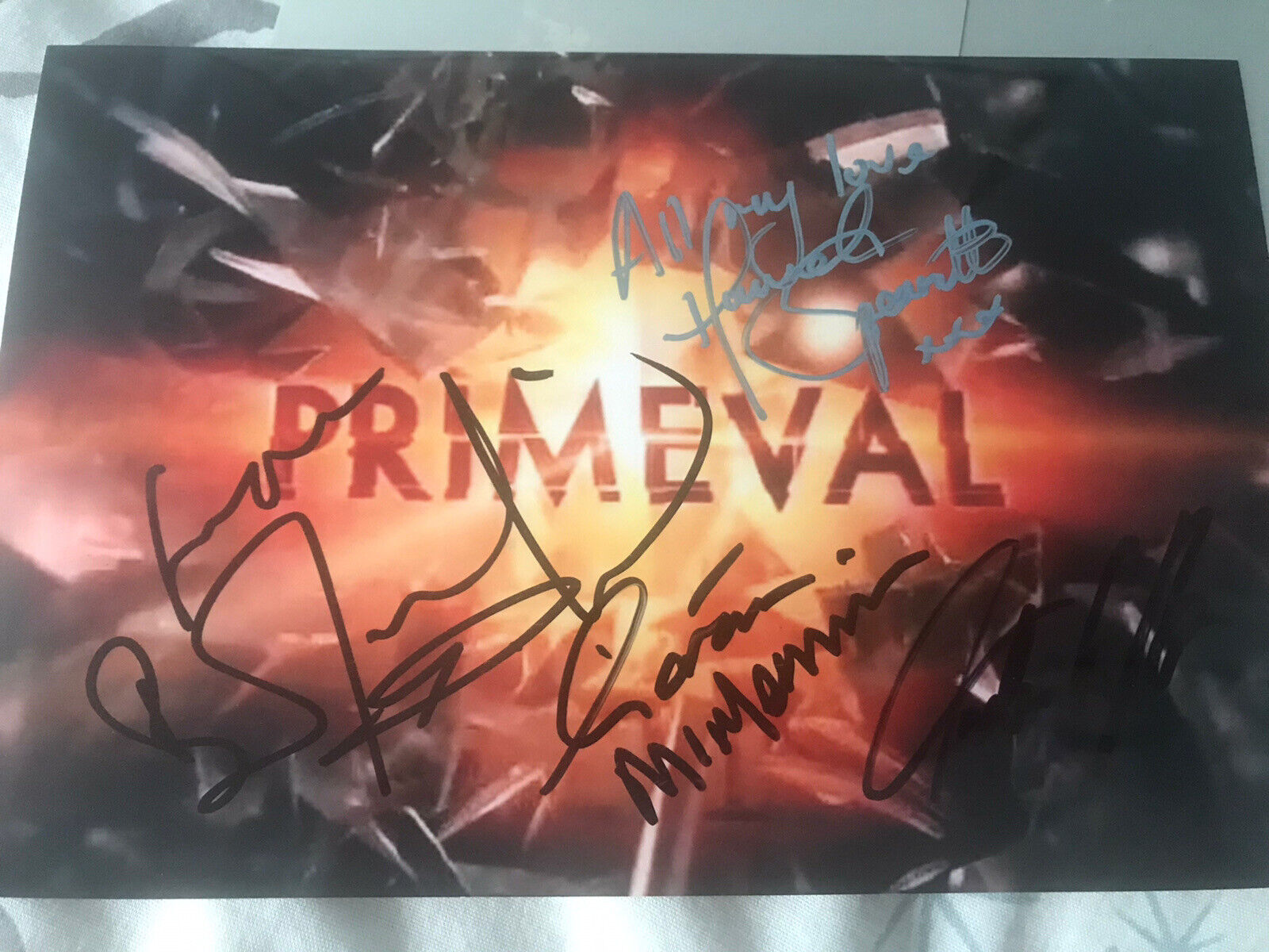 HANNAH SPEARITT/ANDREW LEE POTTS/BEN MANSFIELD/CIAREN MCMENAMIN Signed 9x6 Photo Poster painting