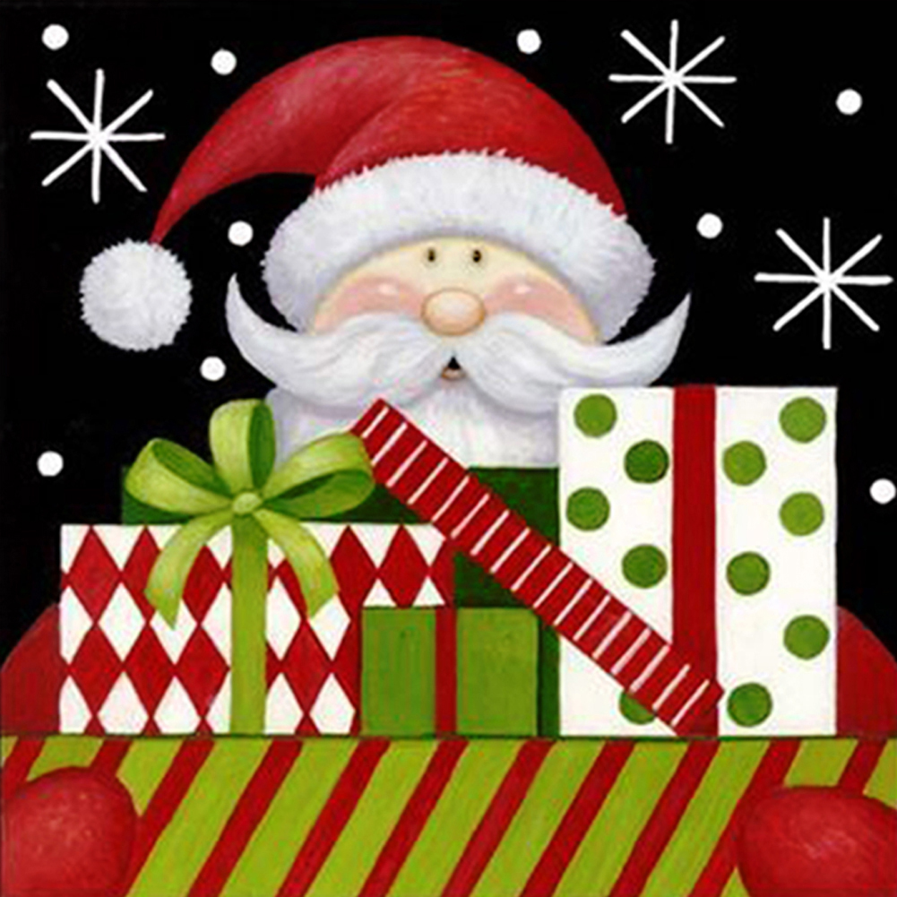 

30*30CM - Round Drill Diamond Painting - Christmas, 501 Original