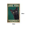 Are You Pooping Cat - Vintage Metal Signs(12*16Inch) - Cat