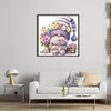 (US Only)Gnome Design DIY Bead Embroidery Kit 40x39cm 9CT Cross Stitch Kit for Home Decor
