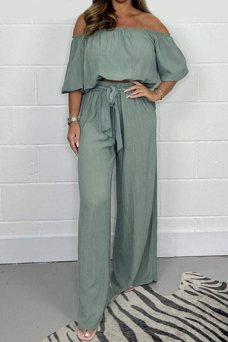 Casual one shoulder suit