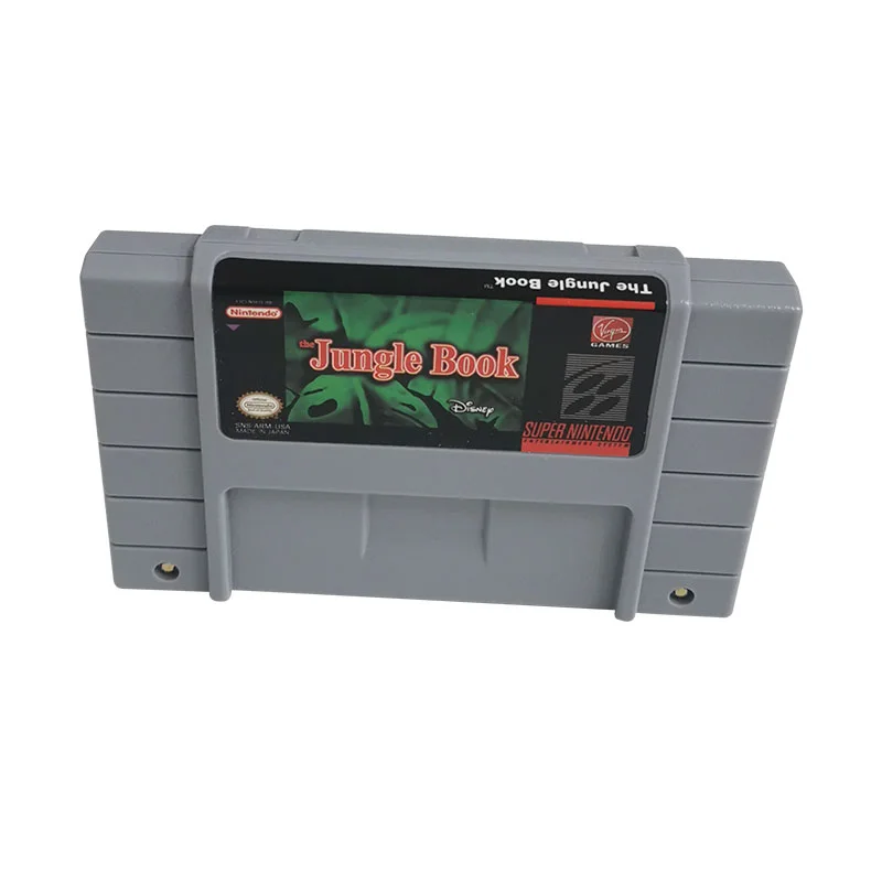 The Jungle Book SNES For Super Nintendo Entertainment System - 16 Bit US Version Game Cartridge
