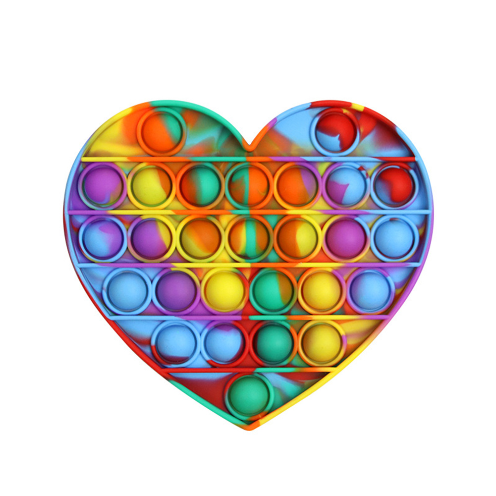 

Heart Mixcolor - Pop It Fidget Toy, 501 Original