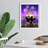 Cross Stitch Kits 11CT Stamped DIY Cartoon Mouse Full Embroider Needlework