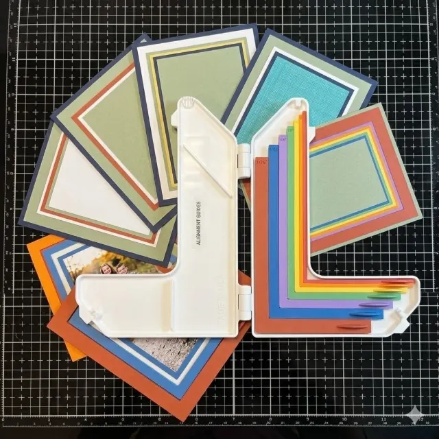 Paper Alignment Tools Paper Crafting Alignment Guide Set – Optional Storage Case