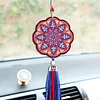 DIY Mandala Diamond Painting Drill Car Ornament Mosaic Bag Decor Pendant Kit