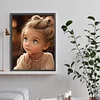 Douce Fille-Peinture au Diamant-30*40CM