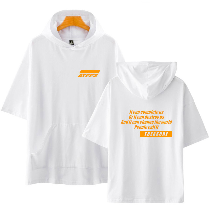 ATEEZ Album Print Hooded T-shirt