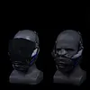 Dark Knight Punk Cyber Mask Real CS Halloween Mask Full Face Protective Mask