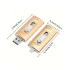 Cl&eacute; USB haute capacit&eacute; 3 en 1 avec s&eacute;curit&eacute; par empreinte digitale
