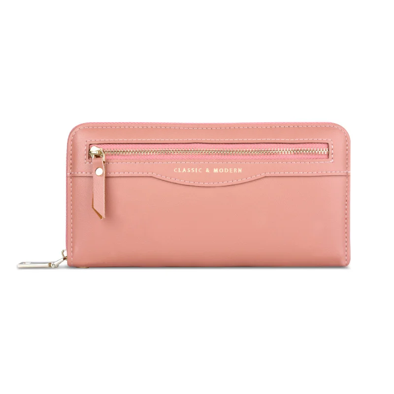 Multi-function long wallet and multi-card pocket clutch