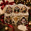 6pcs DIY Pearl Diamond Painting Christmas Tree Hanging Ornaments