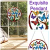 Diamond Painting 2D Flat Cardinal Pendant Window Hanging Art for Home Decor