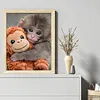 Punch Monkey-11CT Stamped Cross Stitch 40*50cm tapestrymarket