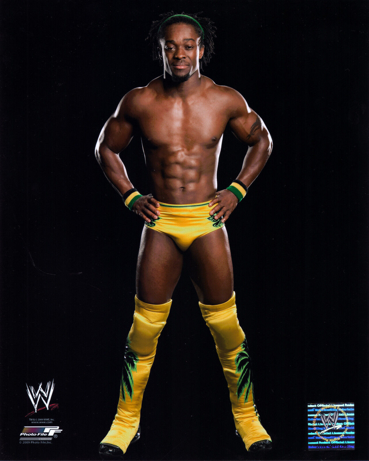 WWE KOFI KINGSTON OFFICIAL LICENSED 8X10 Photo Poster paintingFILE Photo Poster painting