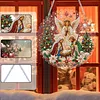 Praying Angels DIY Diamond Painting Pendant Double Sided Gem Beads 25cm