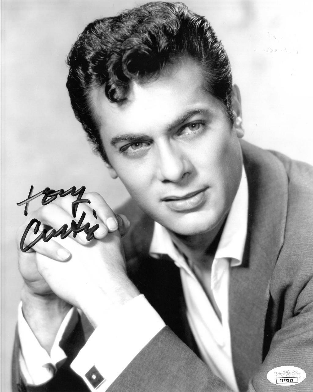 Tony Curtis Signed Authentic Autographed 8x10 B/W Photo Poster painting JSA #II27312